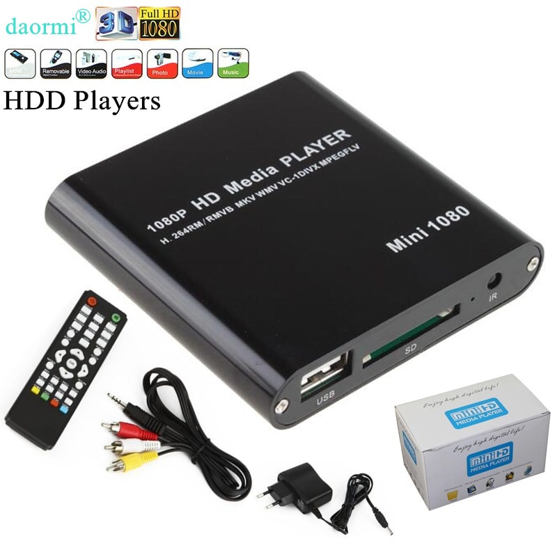 HD 1080P USB  HDD ÷̾, SD MMC U ũ ..